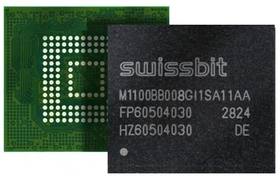 M1100 : Offre une capacité de 8 Go avec une mémoire MLC NAND.
SM1100BB008GI-1SA1-1AA-STD; SM1100BB016GI-1SA1-1AA-STD; SM1100BB008GA-1SA1-1AA-STD; SM1100BB016GA-1SA1-1AA-STD